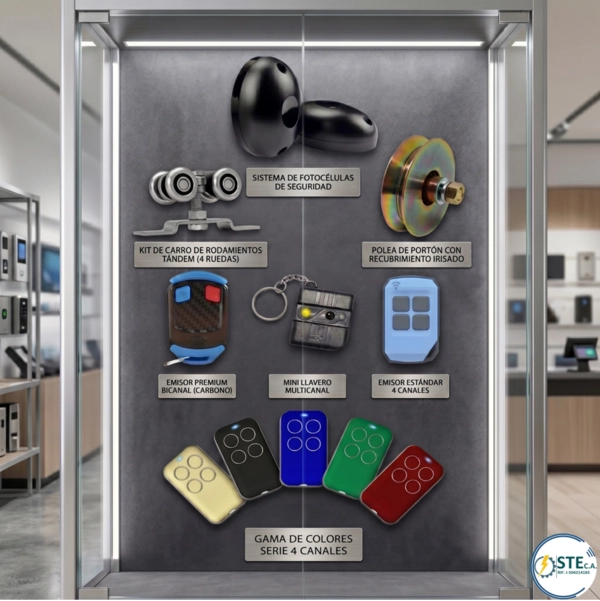 Sistemas de acceso portones y configuración de controles remotos