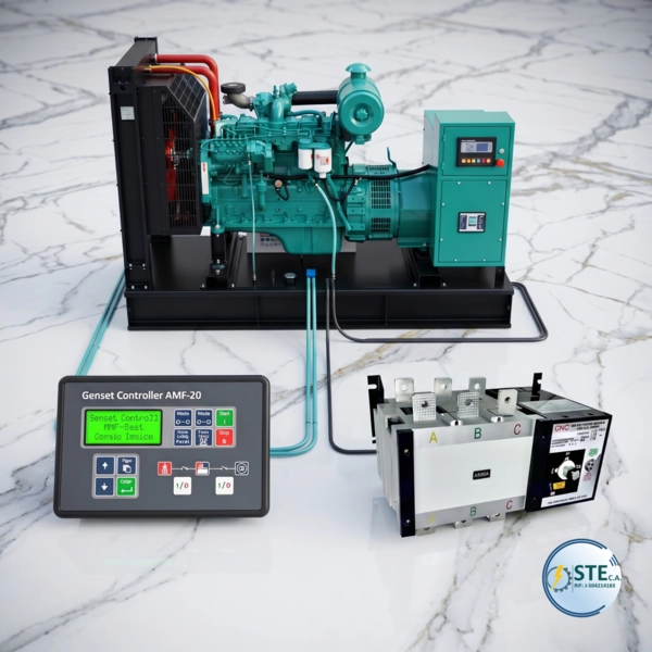 Sistemas de respaldo de energía y transferencia automática ATS